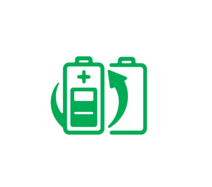 Icono ECONFORT de batería recambiable